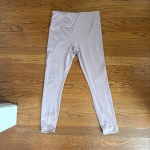 Athleta women’s small Light pink High-Rise cropped Leggings